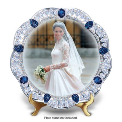 A Royal Bride: The Princess Kate Middleton Jeweled Collector Plate