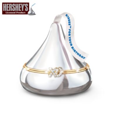 HERSHEY'S KISSES "Happy Birthday Kiss" Heirloom Porcelain Music Box