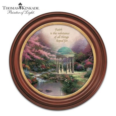 Garden Of Faith Framed Canvas Print