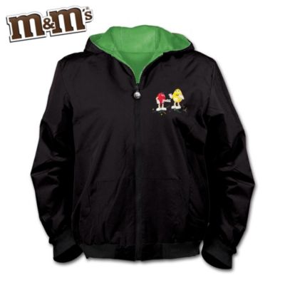 M&MS Characters Double The Fun Womens Reversible Fleece Jacket