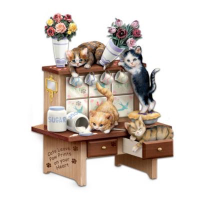 Jurgen Scholz Kitchen Capers Cat Sculpture