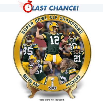 The Green Bay Packers 2011 Super Bowl XLV Champions Collector Plate