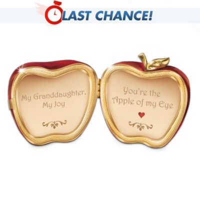 Apple Of My Eye Music Box: Gift For Granddaughter