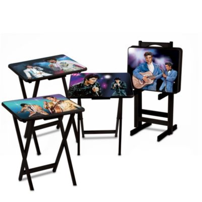 Elvis Presley Tray Table Set