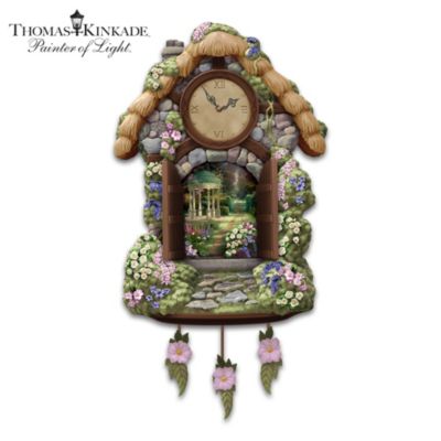 Thomas Kinkade Treasured Times Wall Clock