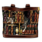 Frederick The Literate Cat Tote Bag