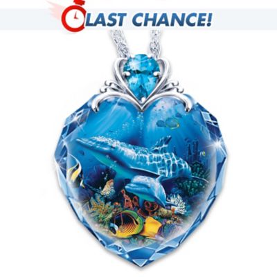 Dolphin Art Pendant Necklace