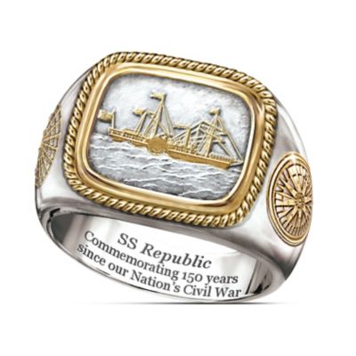 SS Republic Collectors Edition Civil War Commemorative Ring