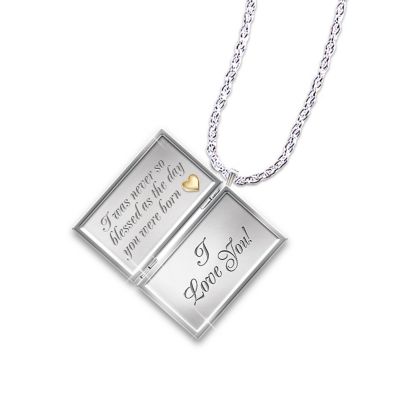 Dear Niece, Letter Of Love Diamond Pendant Necklace