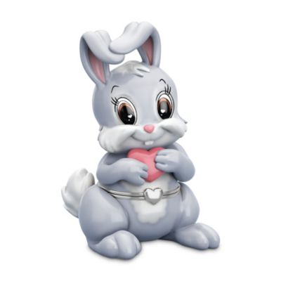 The moment you saw her, your darling granddaughter hopped into your heart. She's some-bunny you can't help but love. Now, you can celebrate her with this charming collectible music box for granddaughter that features a big-eared, big-eyed, fluffy-tailed bunny rabbit. Inside a loving message reads "Granddaughter, Some-Bunny Loves You."Bring sweet delight to your beloved granddaughter with this limited-edition collectible Limoges-style music box, available exclusively from The Bradford Exchange. Crafted of lustrous Heirloom Porcelain&reg; this charming bunny music box is triple-fired, hand-underglazed and then hand-painted for distinctive personality. Plays the melody of "Always in my Heart" at the turn of a key. Makes a unique granddaughter gift. Be sure to get one for each of your granddaughters. Heavy demand is expected, and you won't want to miss out. Order now!