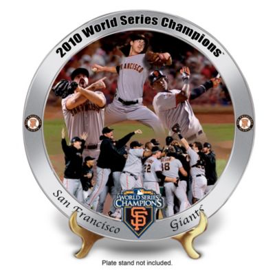 2010 World Series Champions San Francisco Giants Commemorative Edition Collector Plate