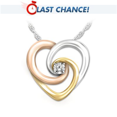 Love's Devotion Diamond Pendant Necklace