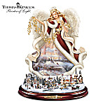 Thomas Kinkade Tabletop Angel Sculpture: Blessings Of The Season