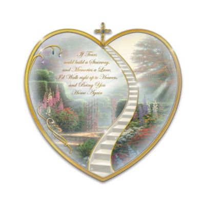 Loving Remembrance Heart Collector Plate