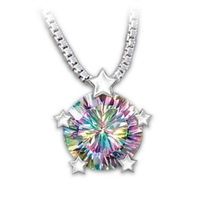 My Amazing Daughter Fireworks Pendant Necklace