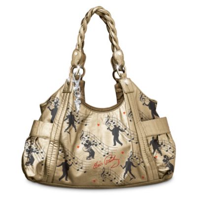 Elvis Presley Handbag With TCB Charm