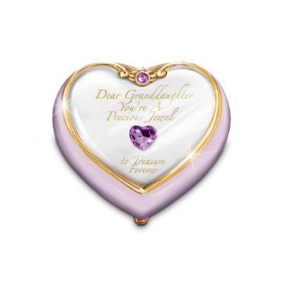 Granddaughter Precious Jewel Birthstone Music Box