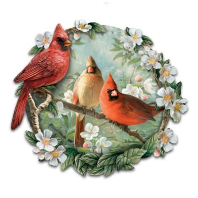 Songbird Melody Sculptural Collector Plate