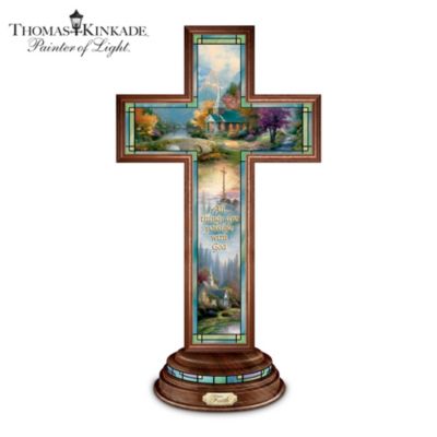 Thomas Kinkade Illuminated Faith Cross