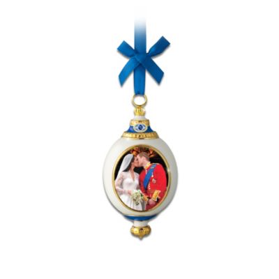 Prince William And Kate Middleton Royal Wedding Royal Kiss Ornament