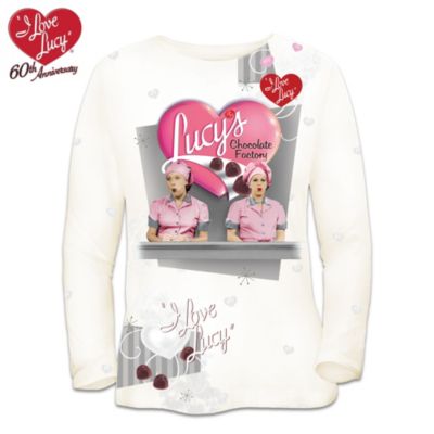 Lucy At The Chocolate Factory Womens Shirt