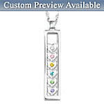 Personalized Birthstone Pendant Necklace: A Mothers Joy