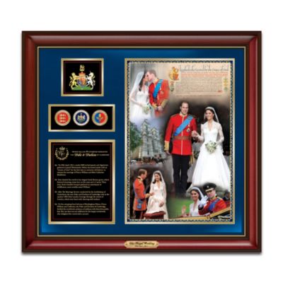 Kate Middleton And Prince William 2011 Royal Wedding Tribute Wall Decor