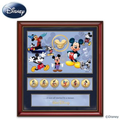 85th Anniversary Wall Decor: Disney Mickey Mouse Commemorative Print