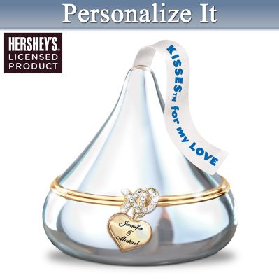 Personalized Romantic HERSHEY'S KISSES Music Box: KISSES For My Love