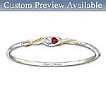 Bracelet: Two Hearts Become Soul Mates Personalized Bracelet