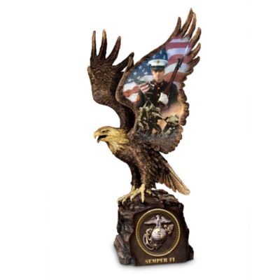 Semper Fi USMC Bronze Sculpture