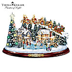Thomas Kinkade And To All A Good Night Christmas Sculpture