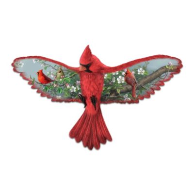 Crimson Beauty Heirloom Porcelain Wall Sculpture