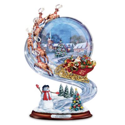 Richard Macneil Santa Sleigh Ride Christmas Sculpture: A Holly Jolly