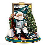 NFL Philadelphia Eagles Illuminated Talking Santa Tabletop Centerpiece