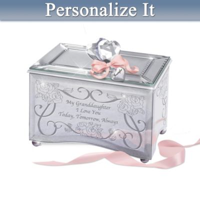 Granddaughter Personalized Music Box: My Granddaughter, I Love You