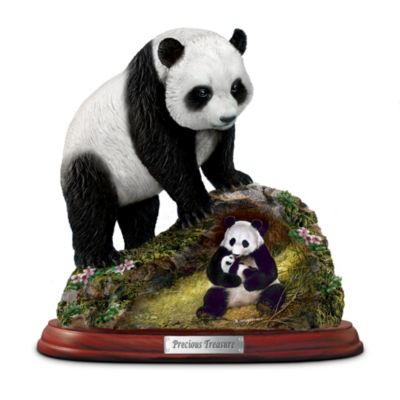 Precious Treasure Panda Sculpture