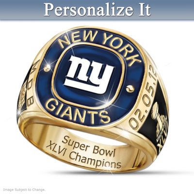 NFL New York Giants 2012 Super Bowl Champions Men's Ring