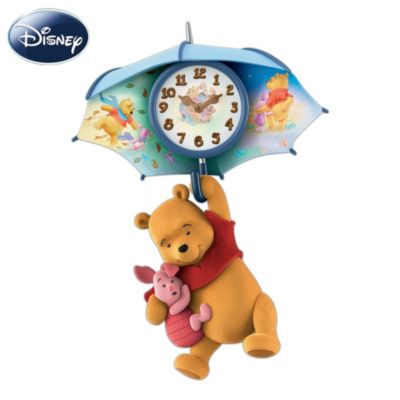 Pooh And Piglet Blustery Days Wall Clock