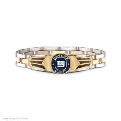 NFL New York Giants 2012 Super Bowl Champions Stainless Steel Men's Bracelet