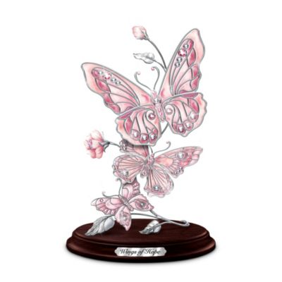Breast Cancer Awareness Butterfly Sculpture: Wings Of Hope