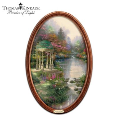 Thomas Kinkade Garden Of Prayer Collector Plate
