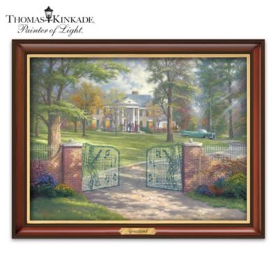Thomas Kinkade Graceland Illuminating Canvas Print