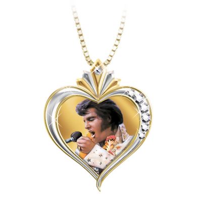 Forever Elvis Sterling Silver Pendant Necklace