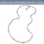 Personalized Womens Necklace: Linked By Love