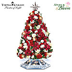 Tabletop Tree: Thomas Kinkade Home For The Holidays Tabletop Tree
