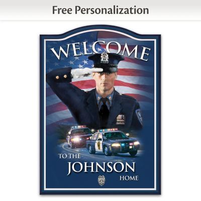 A Hero's Welcome Personalized Sign