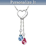 Womens Necklace: Together Forever Personalized Necklace