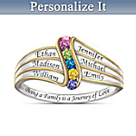 Womens Ring: Journey Of Love Personalized Ring