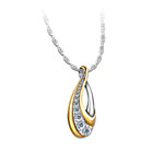Womens Necklace: Diamond Anniversary Diamond Pendant Necklace